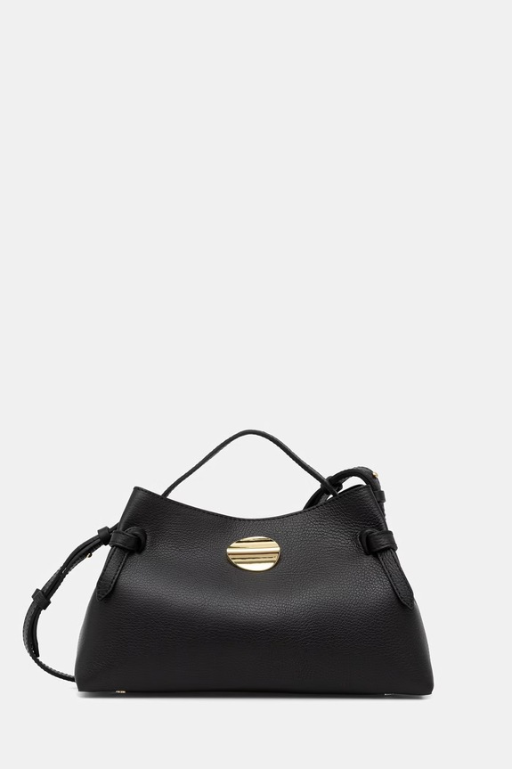 Answear.LAB crossbody kabelka dámska kožená čierna WS26-TOD162