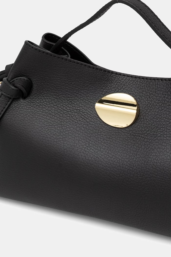 Answear.LAB crossbody kabelka dámska kožená WS26-TOD162 čierna WS26