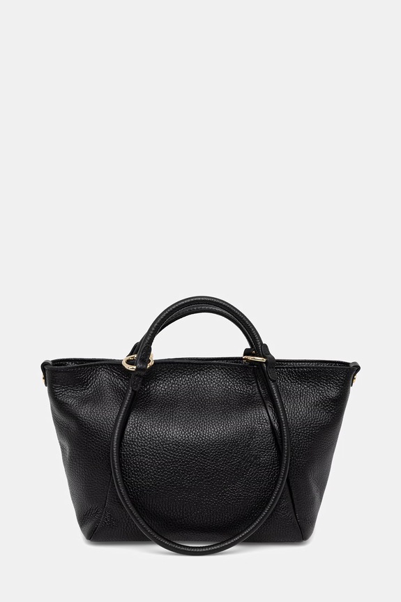 Answear.LAB kabelka typu shopper dámska kožená čierna WS26-TOD164
