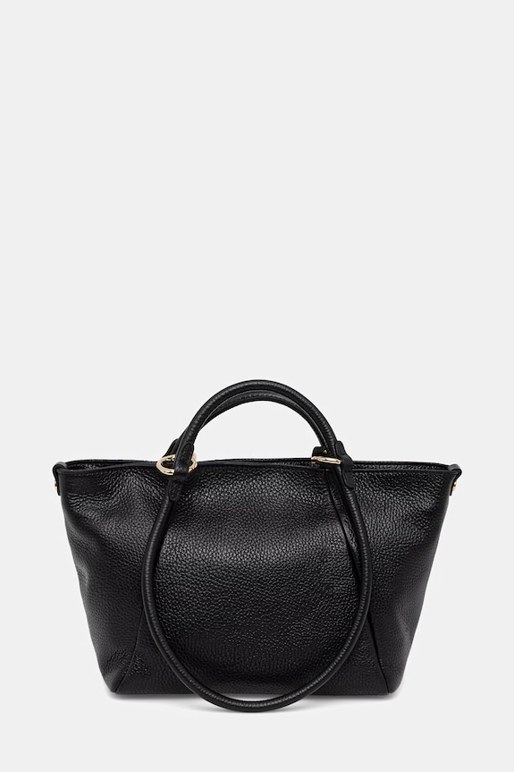 Answear.LAB kabelka typu shopper dámska kožená čierna WS26-TOD164