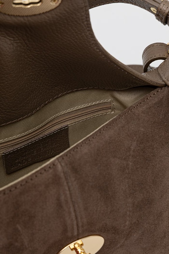 Answear.LAB crossbody kabelka dámska kožená c00056 hnedá
