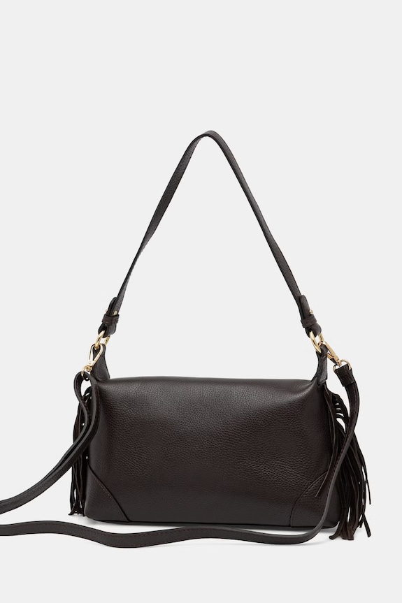 Akcesoria Answear.LAB torebka crossbody damska skórzana c00056 brązowy