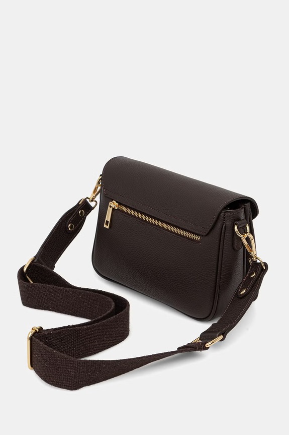 Akcesoria Answear.LAB torebka crossbody damska skórzana a00016 brązowy