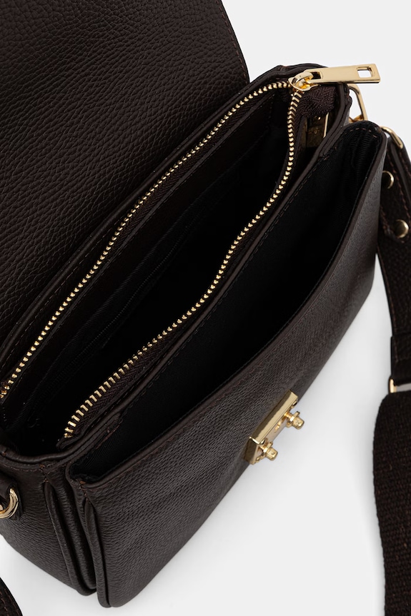 Answear.LAB torebka crossbody damska skórzana a00016 brązowy