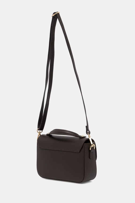 Doplnky Answear.LAB crossbody kabelka dámska kožená a00074-L hnedá