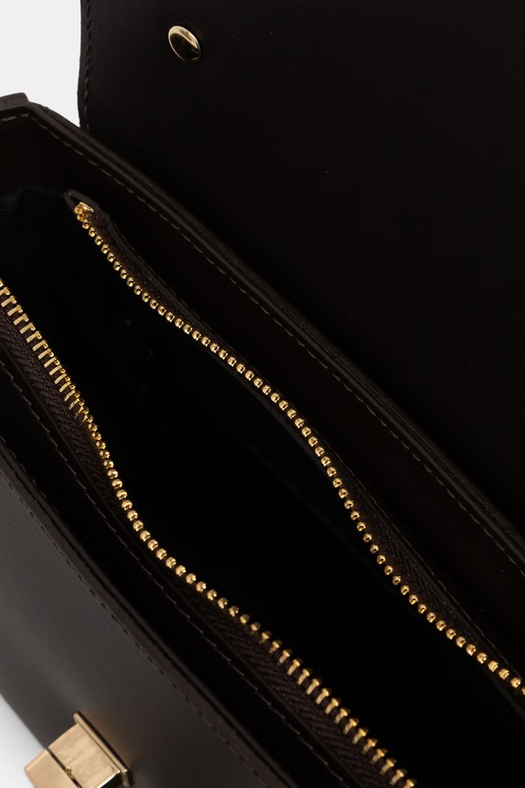 Answear.LAB crossbody kabelka dámska kožená a00074-L hnedá