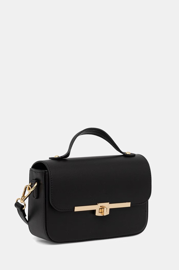 Answear.LAB geantă crossbody de damă din piele a00074-L negru WS26