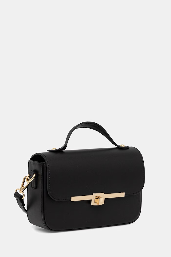 Answear.LAB geantă crossbody de damă din piele a00074-L negru WS26