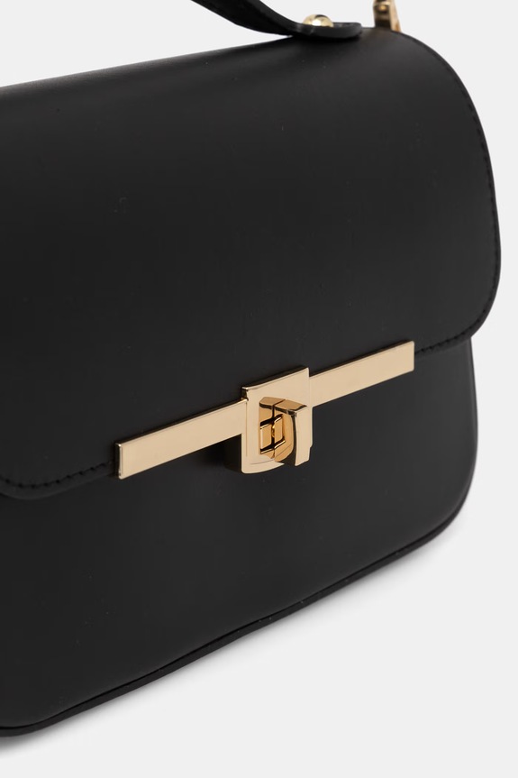 Answear.LAB geantă crossbody de damă din piele negru a00074-L