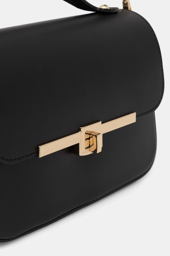 Answear.LAB geantă crossbody de damă din piele negru a00074-L