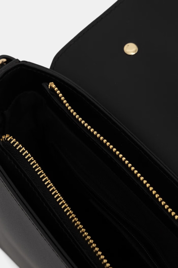 Answear.LAB geantă crossbody de damă din piele a00074-L negru