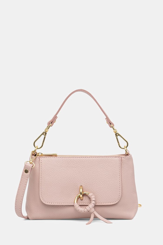 Answear.LAB listonoszka damska skórzana różowy a00046