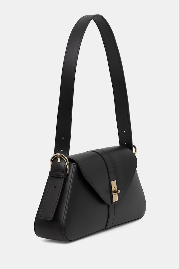 Answear.LAB geantă de damă din piele a00093 negru WS26