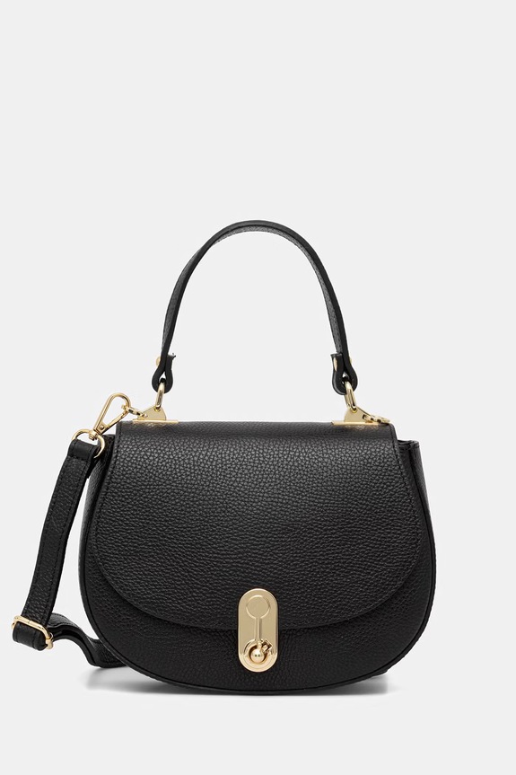Answear.LAB geantă crossbody de femei din piele negru a00030