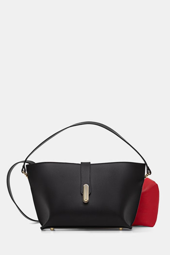 Answear.LAB geantă shopper pentru femei, din piele negru WS26-TOD176