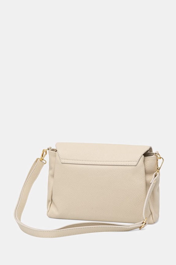 Doplnky Answear.LAB crossbody kabelka dámska kožená a00028 béžová