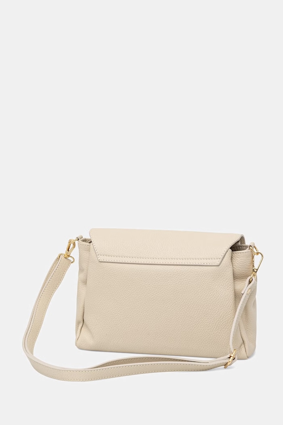 Doplnky Answear.LAB crossbody kabelka dámska kožená a00028 béžová