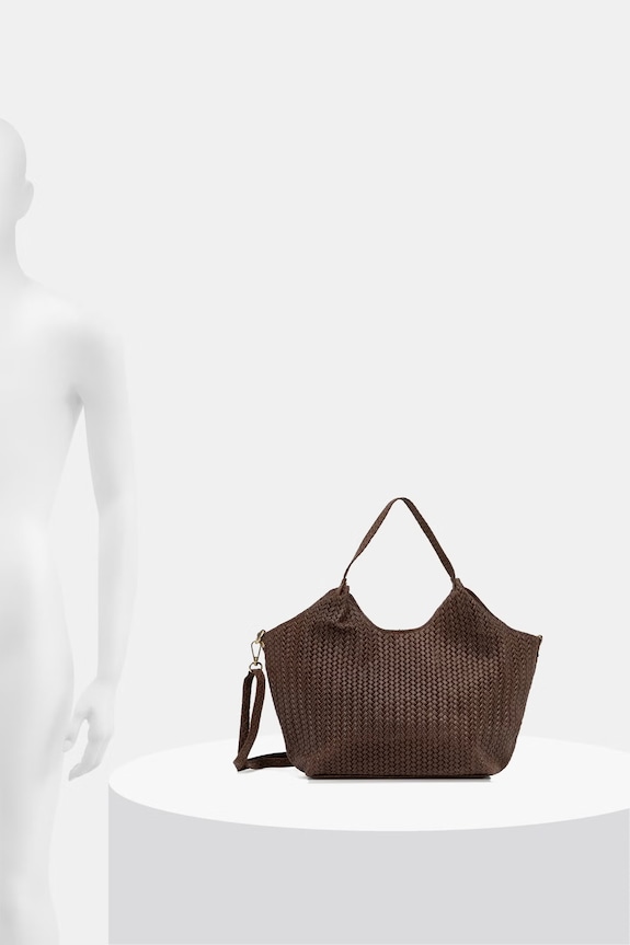 Answear.LAB torebka shopper damska zamszowa 1487.hak