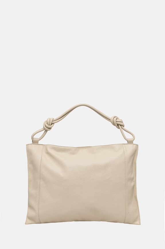 Answear.LAB shopper γυναικεία δερμάτινη μπεζ 1406.hak