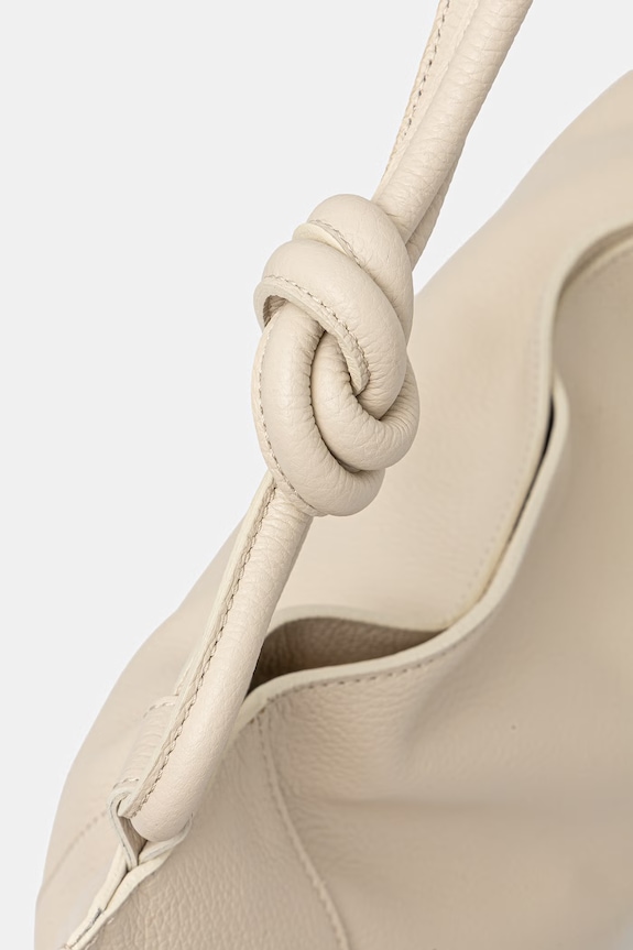 Answear.LAB shopper γυναικεία δερμάτινη μπεζ 1406.hak