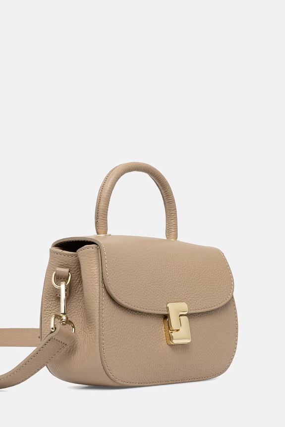 Answear.LAB torebka crossbody damska skórzana SR39ML.PSR beżowy WS26