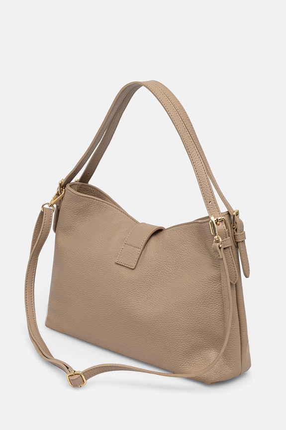 Αξεσουάρ Answear.LAB shopper γυναικεία δερμάτινη SR40ML.PSR μπεζ