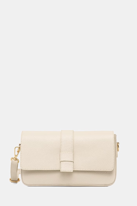 Answear.LAB torebka crossbody damska skórzana beżowy SR45ML.PSR
