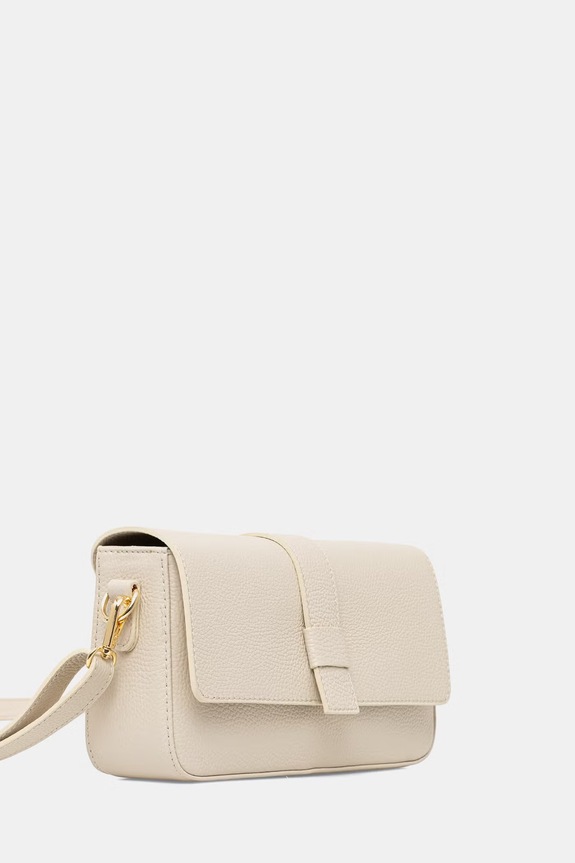 Answear.LAB torebka crossbody damska skórzana SR45ML.PSR beżowy WS26