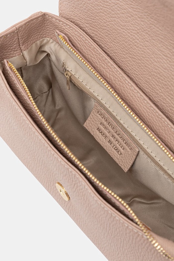 Answear.LAB torebka crossbody damska skórzana SR45ML.PSR różowy