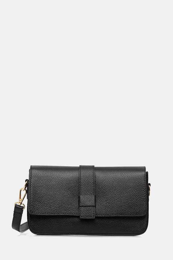 Answear.LAB torebka crossbody damska skórzana czarny SR45ML.PSR