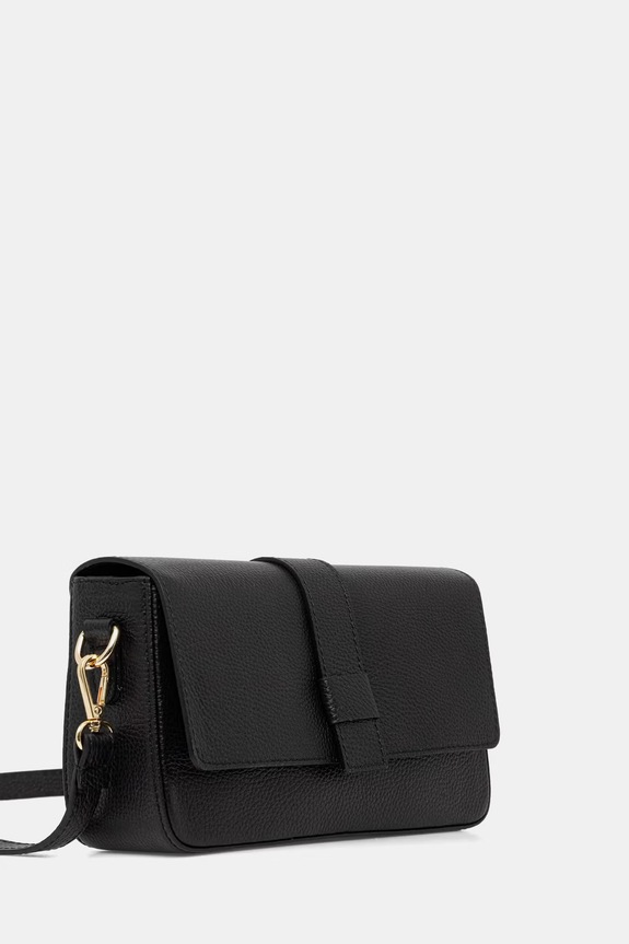 Answear.LAB torebka crossbody damska skórzana SR45ML.PSR czarny WS26