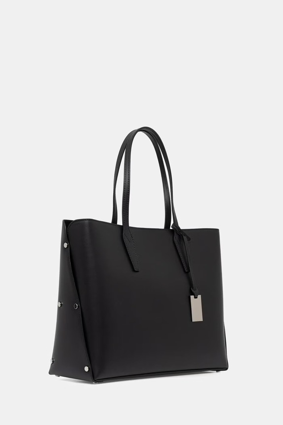Answear.LAB torebka shopper damska skórzana SR46DL.PSR czarny WS26
