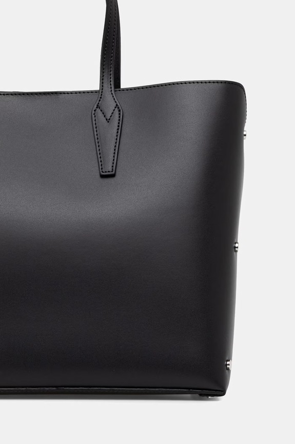 Akcesoria Answear.LAB torebka shopper damska skórzana SR46DL.PSR czarny