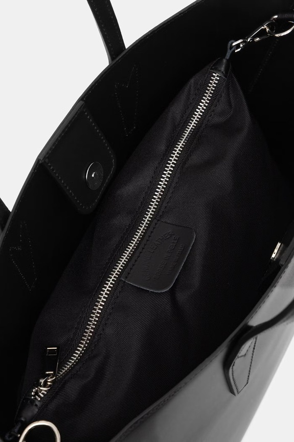 Answear.LAB torebka shopper damska skórzana SR46DL.PSR czarny