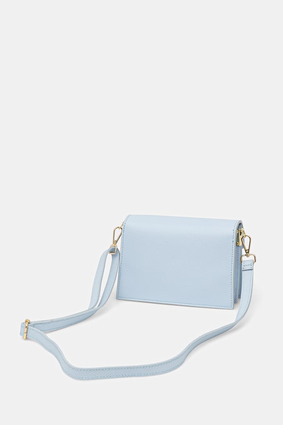 Dodatki Answear.LAB crossbody torbica ženska usnjena SR47ML.PSR modra