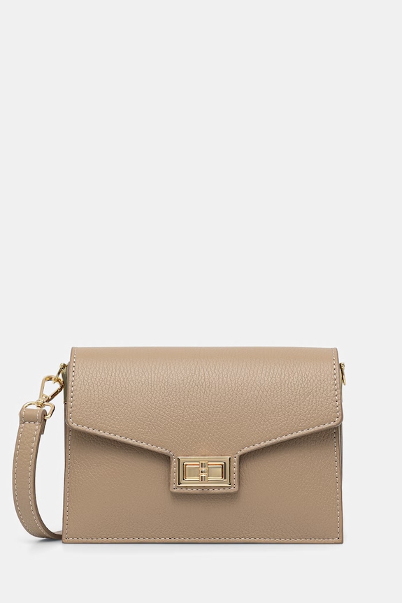 Answear.LAB crossbody torbica ženska usnjena bež SR47ML.PSR