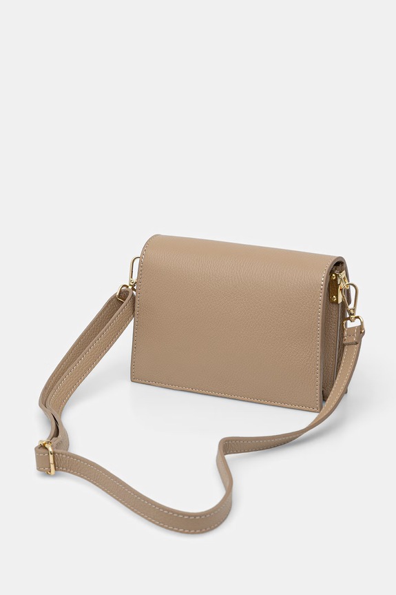 Dodatki Answear.LAB crossbody torbica ženska usnjena SR47ML.PSR bež