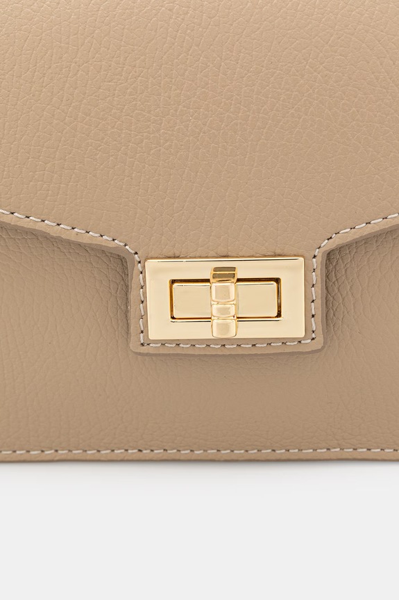 Answear.LAB crossbody torbica ženska usnjena bež SR47ML.PSR