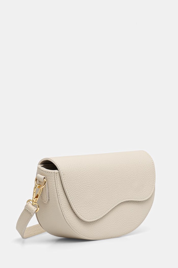 Answear.LAB torebka crossbody damska skórzana SR48ML.PSR beżowy WS26