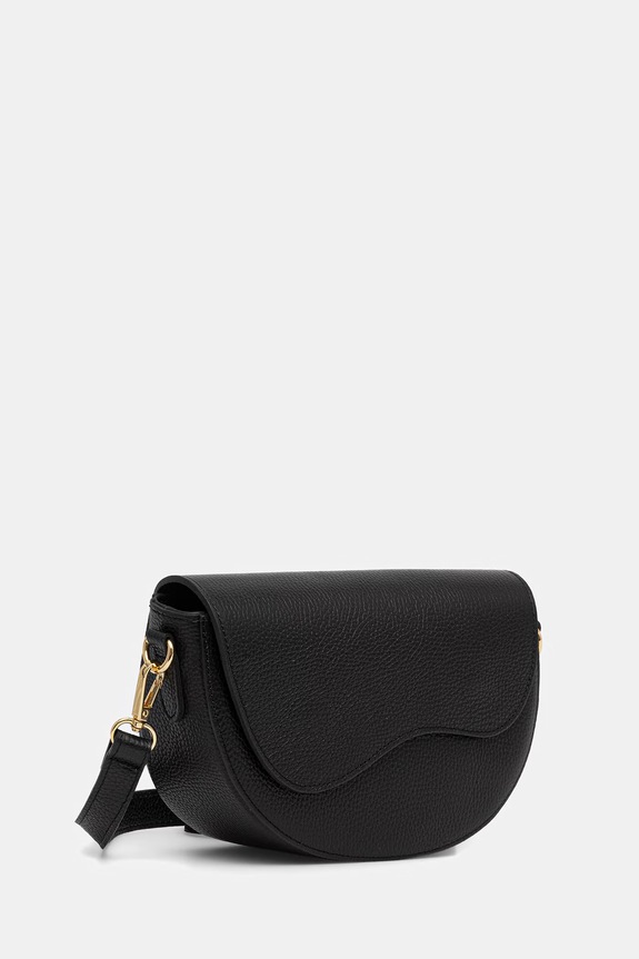 Answear.LAB torebka crossbody damska skórzana SR48ML.PSR czarny WS26