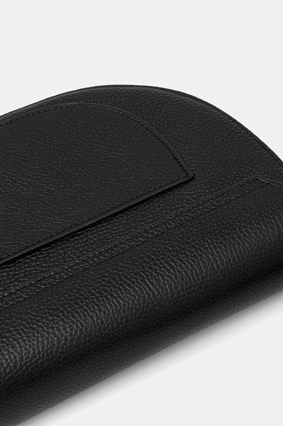 Answear.LAB torebka crossbody damska skórzana czarny SR48ML.PSR