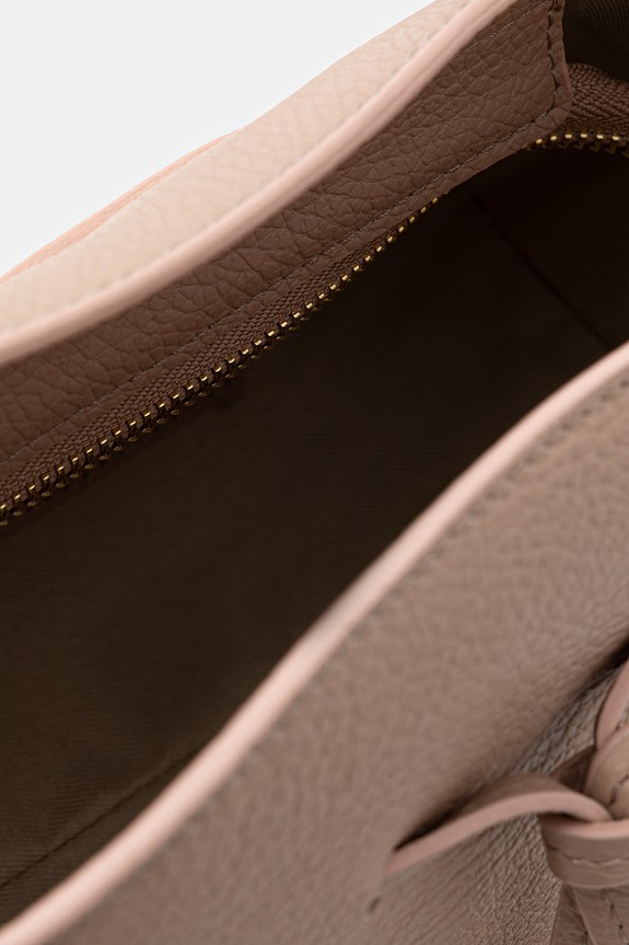 Answear.LAB crossbody torbica ženska usnjena SR49ML.PSR roza