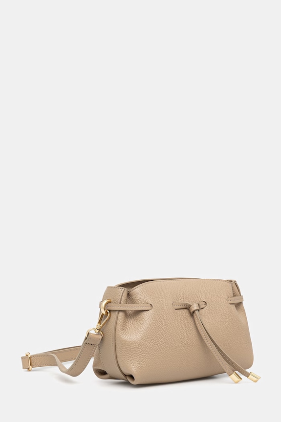 Answear.LAB Crossbody torbica ženska usnjena SR49ML.PSR bež WS26