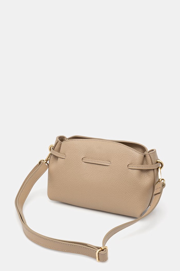 Dodatki Answear.LAB Crossbody torbica ženska usnjena SR49ML.PSR bež