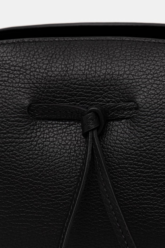 Answear.LAB Crossbody torbica ženska usnjena črna SR49ML.PSR