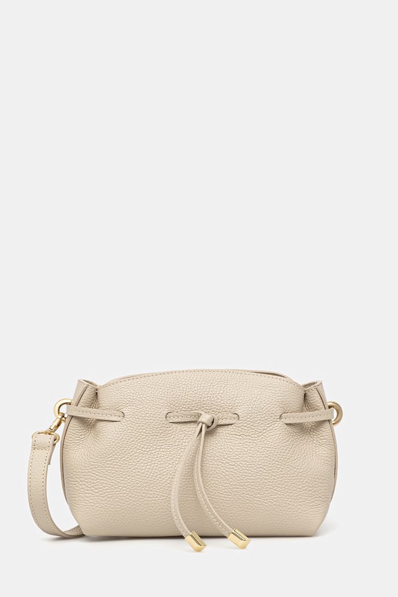 Answear.LAB crossbody torbica ženska usnjena bež SR50ML.PSR