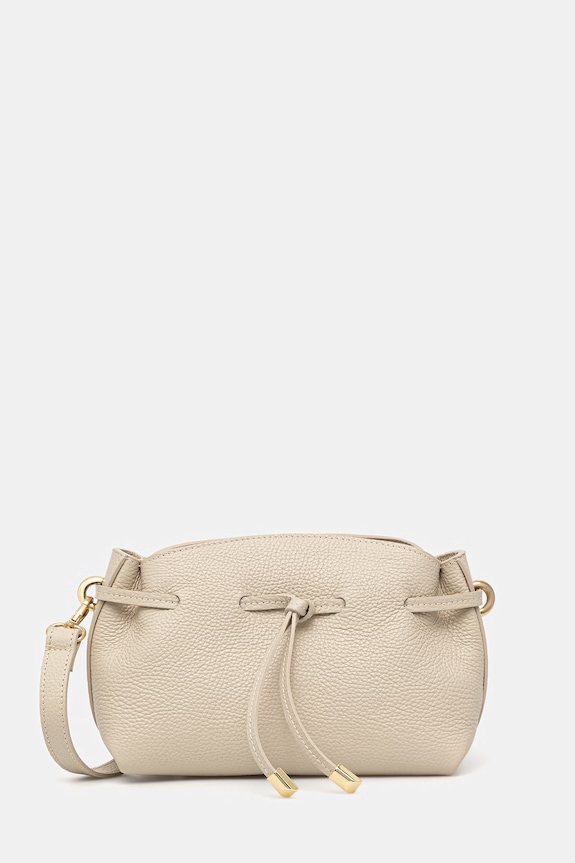 Answear.LAB crossbody torbica ženska usnjena bež SR50ML.PSR