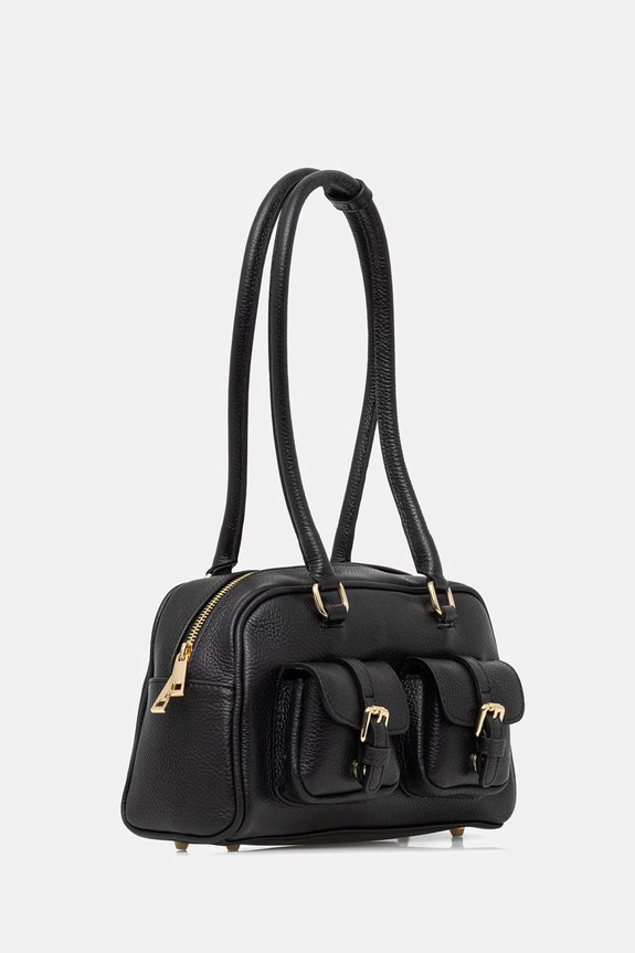 Answear.LAB torebka crossbody damska skórzana SR50ML.PSR czarny WS26
