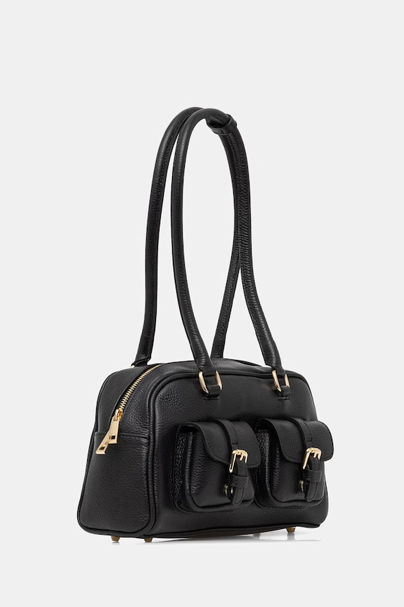 Answear.LAB torebka crossbody damska skórzana SR50ML.PSR czarny WS26