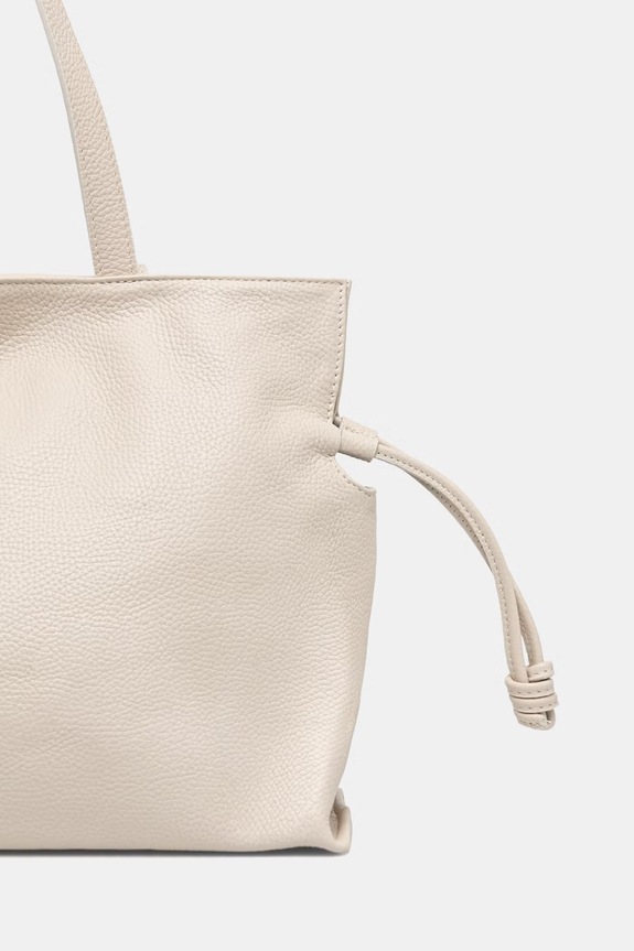 Doplnky Answear.LAB kabelka typu shopper dámska kožená SR51DL.PSR béžová